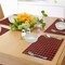 Ambesonne Plaid Place Mats Set of 4, Lumberjack Fashion Buffalo Checks Pattern Retro Style Grid Composition, Washable Fabric Placemats for Dining Table, Standard Size, Orange Black